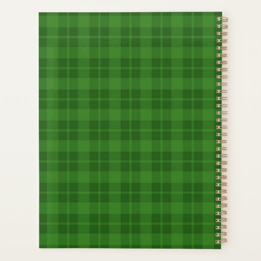 Ruitpatroon Planner (Achterkant)