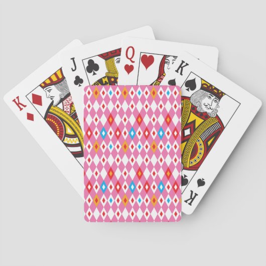 Ruitpatroon Pokerkaarten (Achterkant)