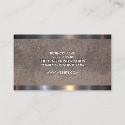 Ruitstaal | Achtergrond textiel Visitekaartje (Achterkant)