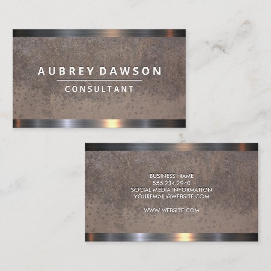 Ruitstaal | Achtergrond textiel Visitekaartje (Voorkant / Achterkant)