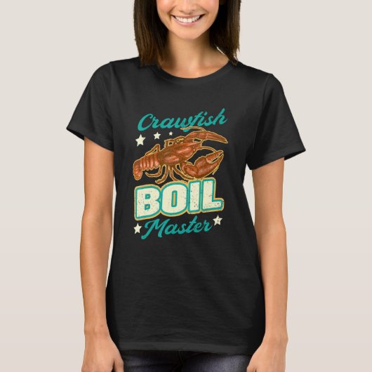 Ruitvaarder Master Eat Crawfish Quottes B T-shirt (Voorkant)