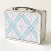 ruitvormig blauw patroon (Achterkant)