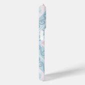 ruitvormig blauw patroon Case-Mate iPhone case (Achterkant / Rechts)