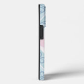 ruitvormig blauw patroon Case-Mate iPhone case (Achterkant / Rechts)