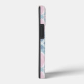 ruitvormig blauw patroon Case-Mate iPhone case (Achterkant / Rechts)