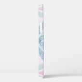 ruitvormig blauw patroon Case-Mate iPhone case (Achterkant / Rechts)