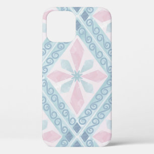 ruitvormig blauw patroon Case-Mate iPhone case