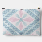 ruitvormig blauw patroon etui (Achterkant)