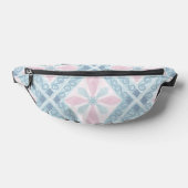 ruitvormig blauw patroon heuptasje (Liggend)
