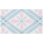 ruitvormig blauw patroon tafelkleed (Voorkant (Horizontaal))