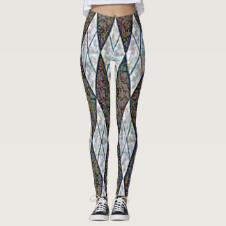ruitvormig ruitjespatroon leggings