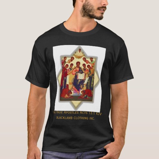 Ruitvormige Christus en postboten, de True Apo... T-shirt (Voorkant)