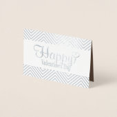 Ruitvormige Folie Kaart Valentijns (Voorkant)