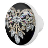 Ruitvormige kettingen keramische knop (Rechts)