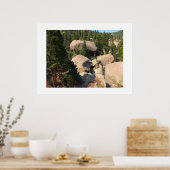 Ruitvormige rots op de Pikes-berg Poster (Keuken)