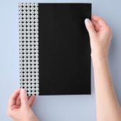 Ruitvormige textuur flyer (Hand)