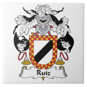 Ruiz Family Crest Tegeltje