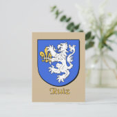 Ruiz Family Heraldic Shield Briefkaart (Staand voorkant)