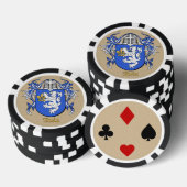 Ruiz Heraldic Arms Pokerchips (Opstapeling)