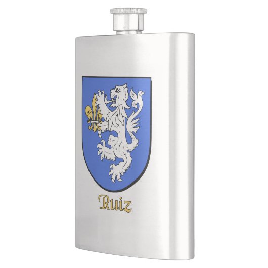 Ruiz Heraldic Shield Heupfles (Links)