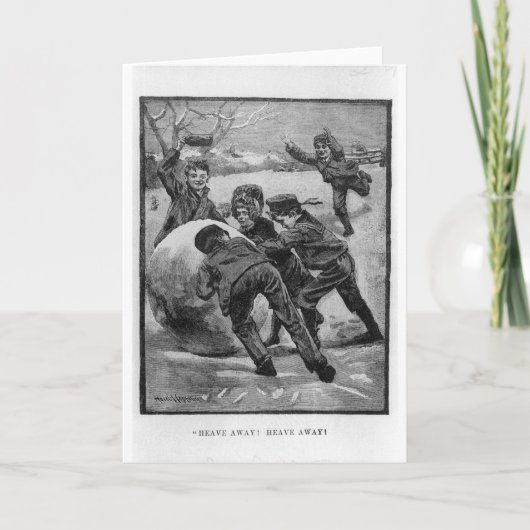 Ruk weg! feestdagen kaart (Voorkant)