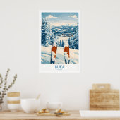 Ruka Ski Muur Kunstprint 1 Poster (Keuken)