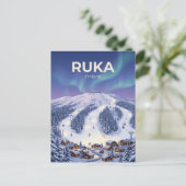 Ruka Ski Resort Finland Briefkaart (Staand voorkant)
