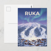 Ruka Ski Resort Finland Briefkaart (Voorkant / Achterkant)