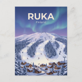 Ruka Ski Resort Finland Briefkaart