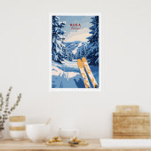 Ruka Ski Trail Print 1 (Keuken)