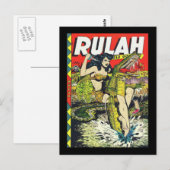 Rulah- stripboek briefkaart (Voorkant / Achterkant)
