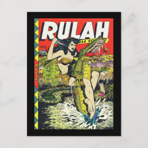 Rulah- stripboek briefkaart