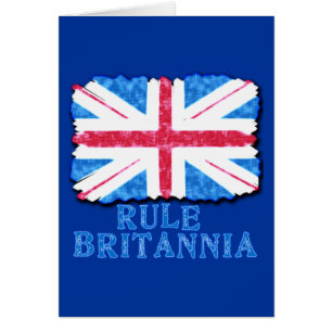RULE BRITANNIA met Union Jack Tshirts