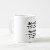 Rule Patent Attorney Koffiemok (Voorkant links)
