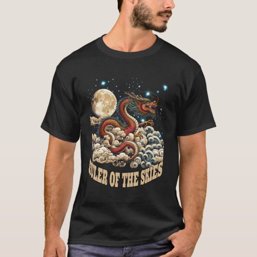 Ruler of the Skies Mannen Zwart T-shirt (Voorkant)