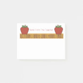 Ruler Post-it Note Pad van leraar (Voorkant)