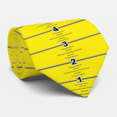 Ruler Stropdas 1/8-inch kleur (Opgerold)