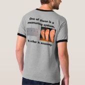 Ruler vs Feet T-shirt (Achterkant)