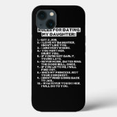 Rules for dating my daughter Case-Mate iPhone case (Achterkant)