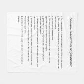 Rules of Engagement  Blanket Fleece Deken (Voorkant (Horizontaal))