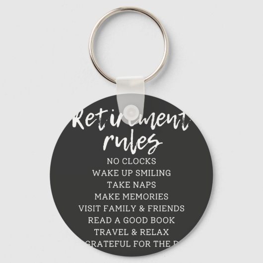 Rules Sign inchecken, Gift Sign inchecken Sleutelhanger (Voorkant)