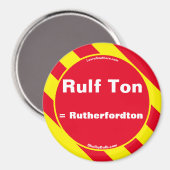 Rulf Ton Red/Yellow Magnet (Voorkant / Achterkant)