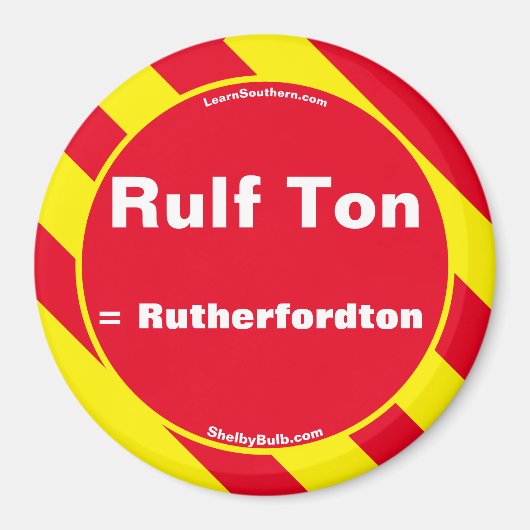 Rulf Ton Red/Yellow Magnet (Voorkant)