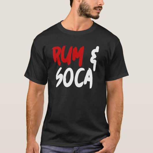 Rum and Soca T-shirt (Voorkant)