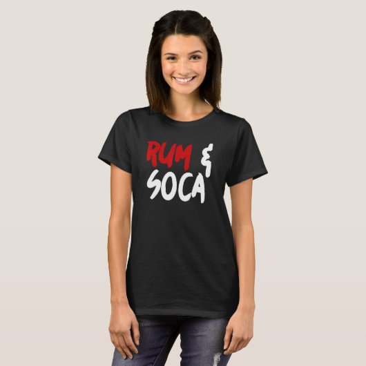 Rum and Soca T-shirt (Voorkant volledig)