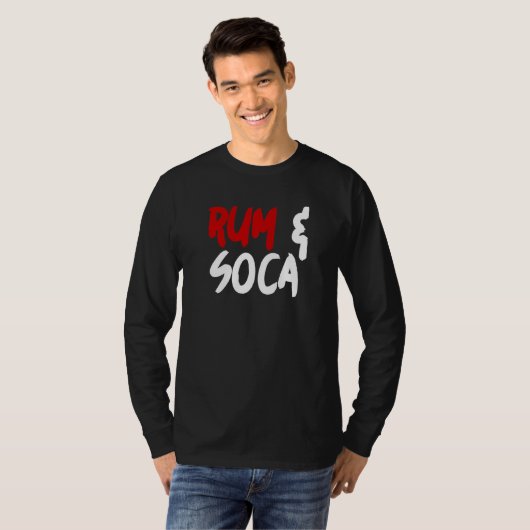 Rum and Soca T-shirt (Voorkant volledig)