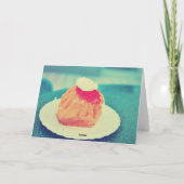 Rum baba wenskaart kaart (Achterkant)