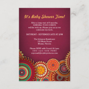 Rum Burst Creative Invitation Card Design Kaart