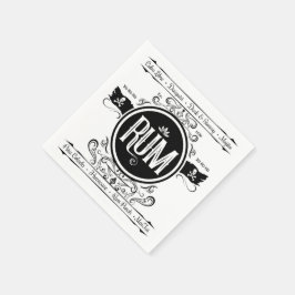 rum-cocktailservet servetten