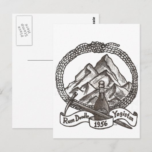 Rum Doodle Briefkaart (Voorkant / Achterkant)